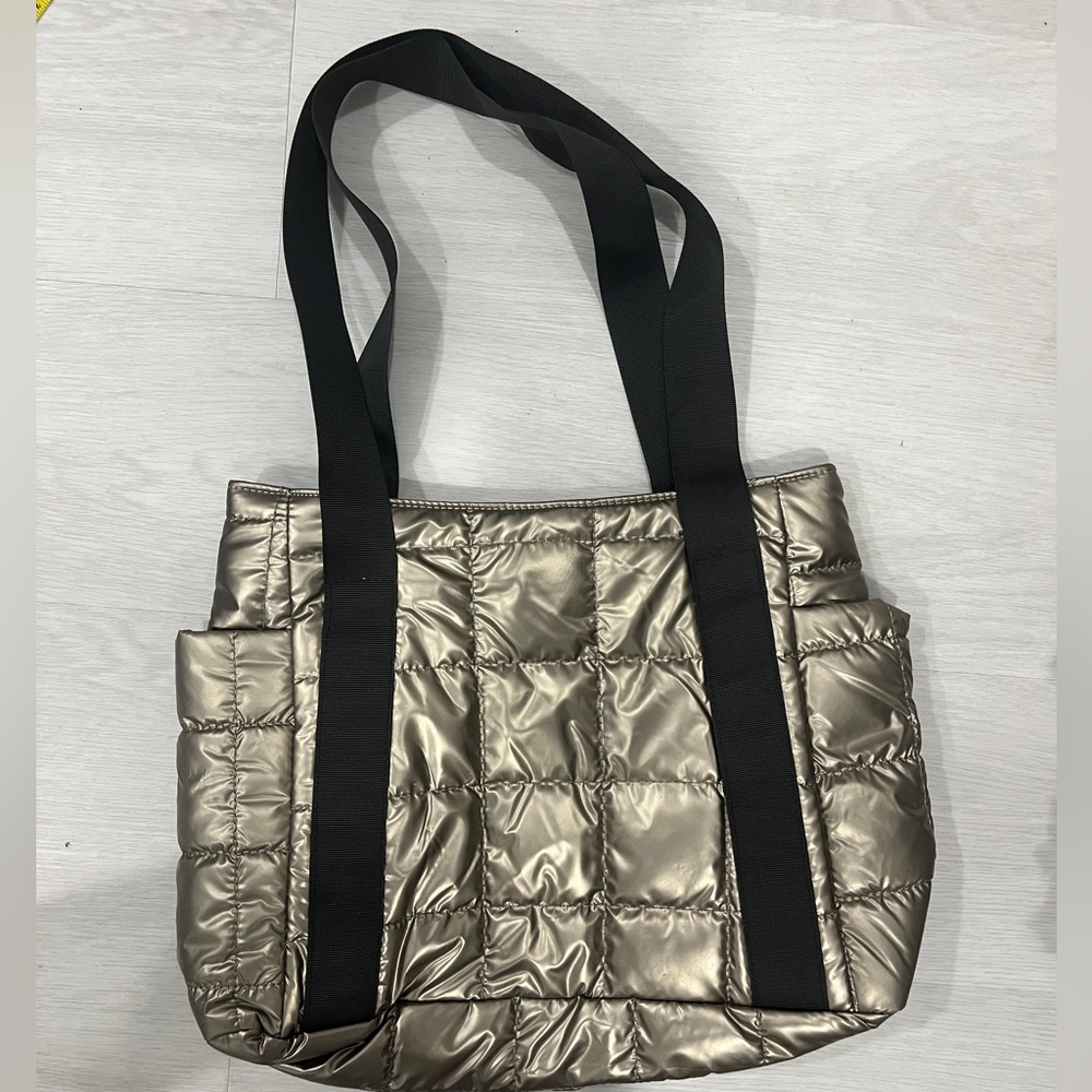 Bronze nylon-ish material.